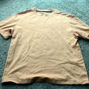 beige lululemon  shirt men’s